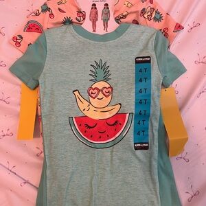 Kirkland Signature Kids' Pajama Set with Fruit Design